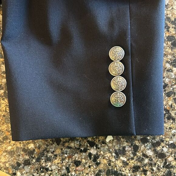 Michael Kors Mens Navy Blue Center Vent 2 Button Blazer - Picture 6 of 6